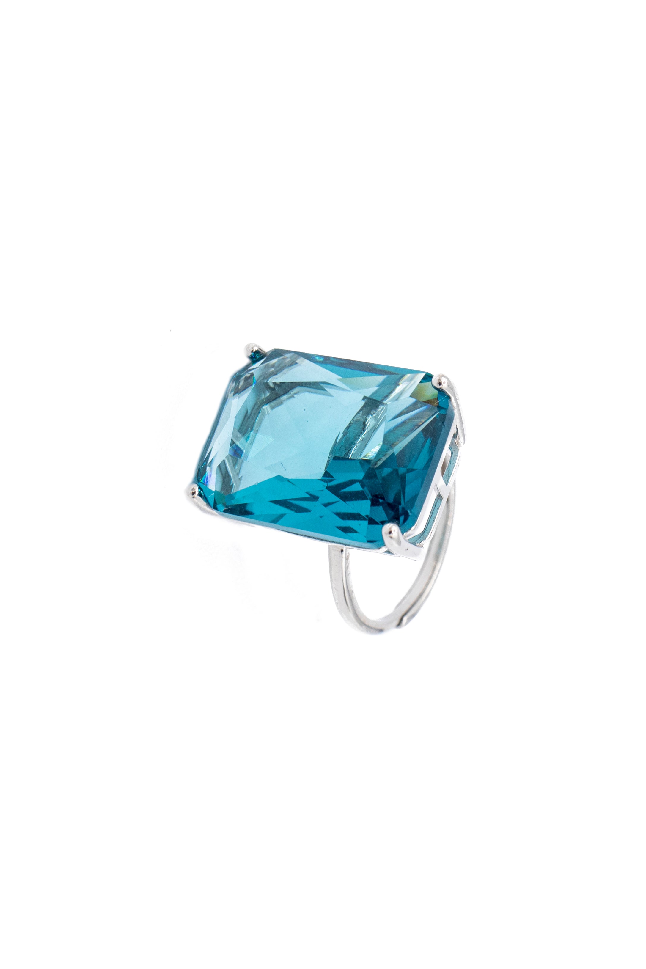 Anello con spina intrecciata in argento sterling, misura
