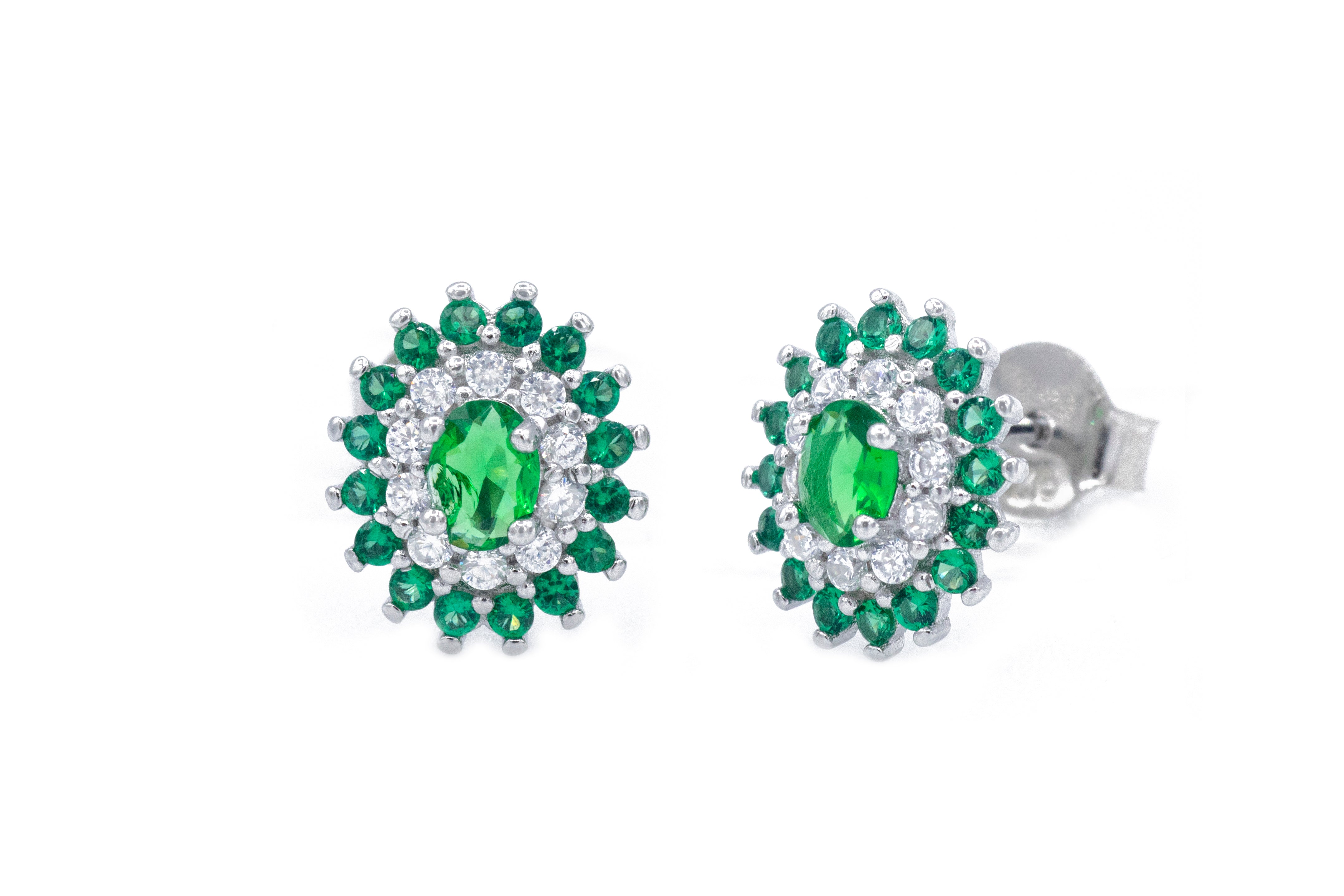Katy Craig Orecchini A Criceto In Argento 925 Con Smalto, 9x7 Mm, In Confezione Regalo