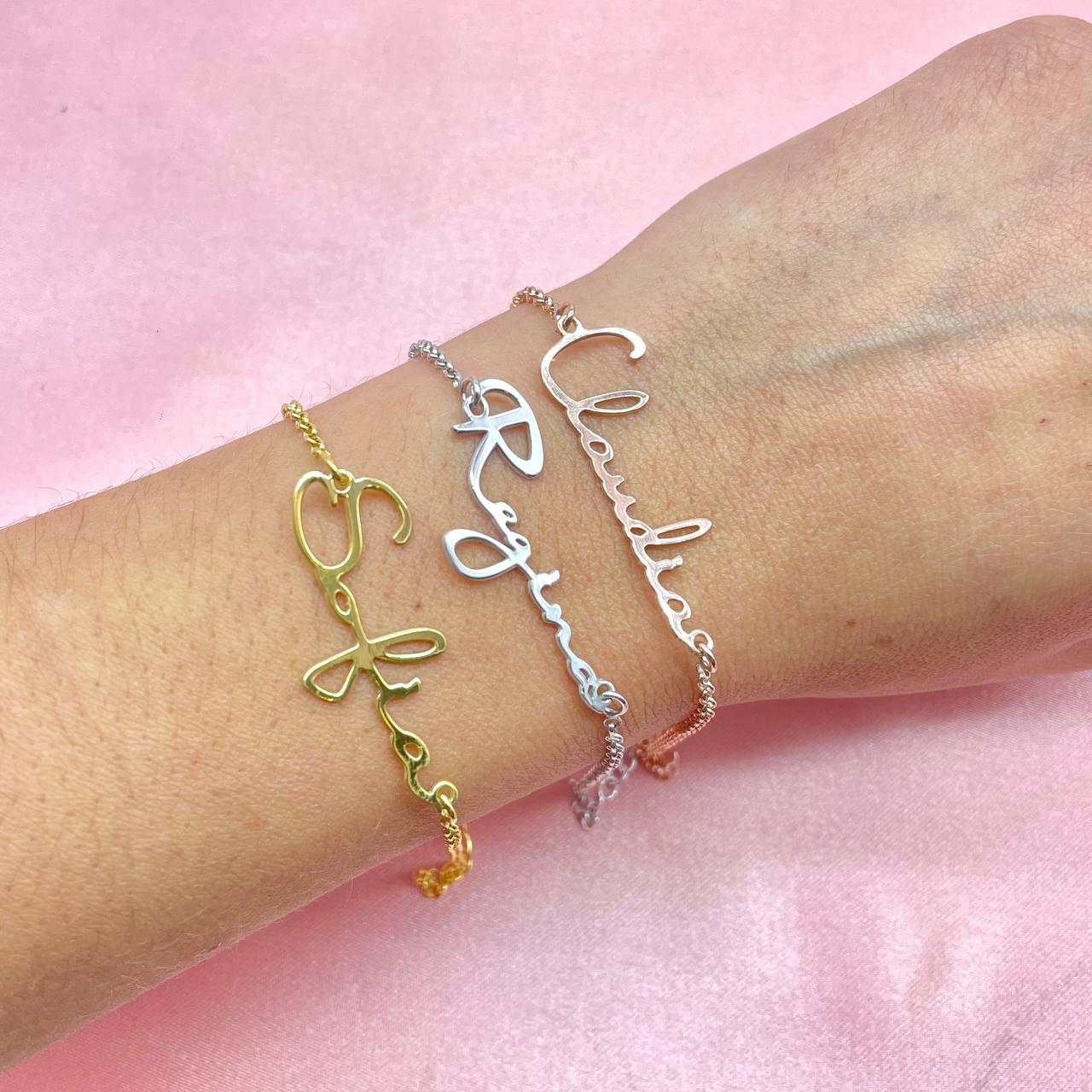 Bracciale con nome personalizzato in argento 925 – Iride Shop