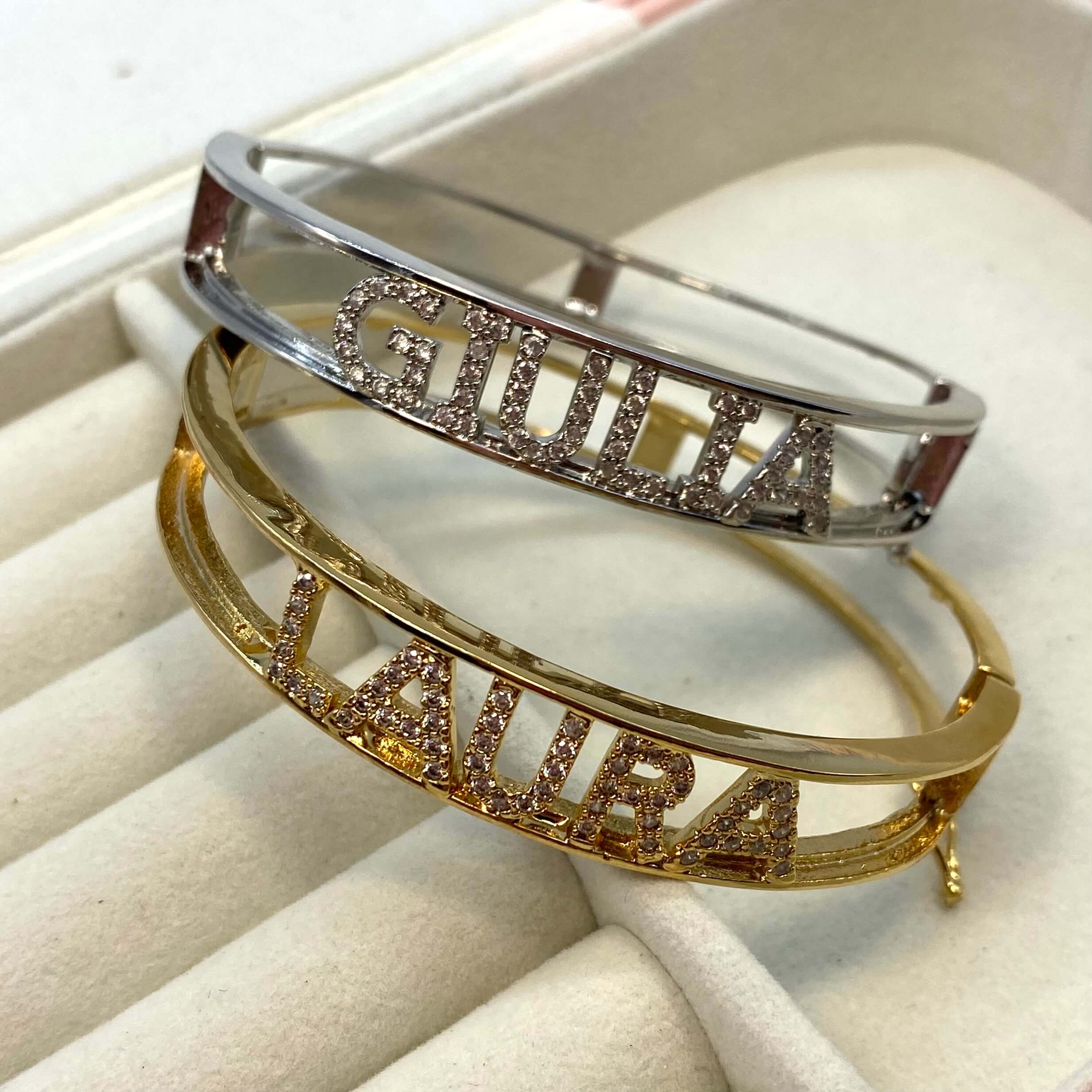 Braccialetto manetta personalizzabile • Iride shop • accessori