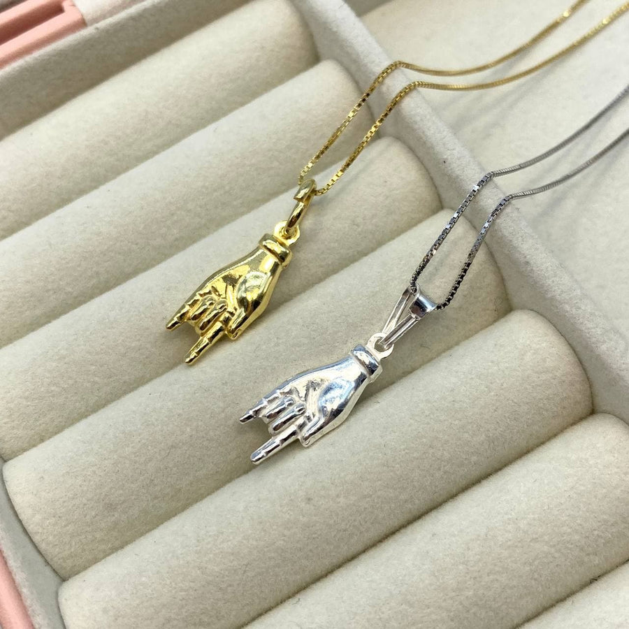 Collana portafortuna in argento 925 - Iride shop - accessori donna