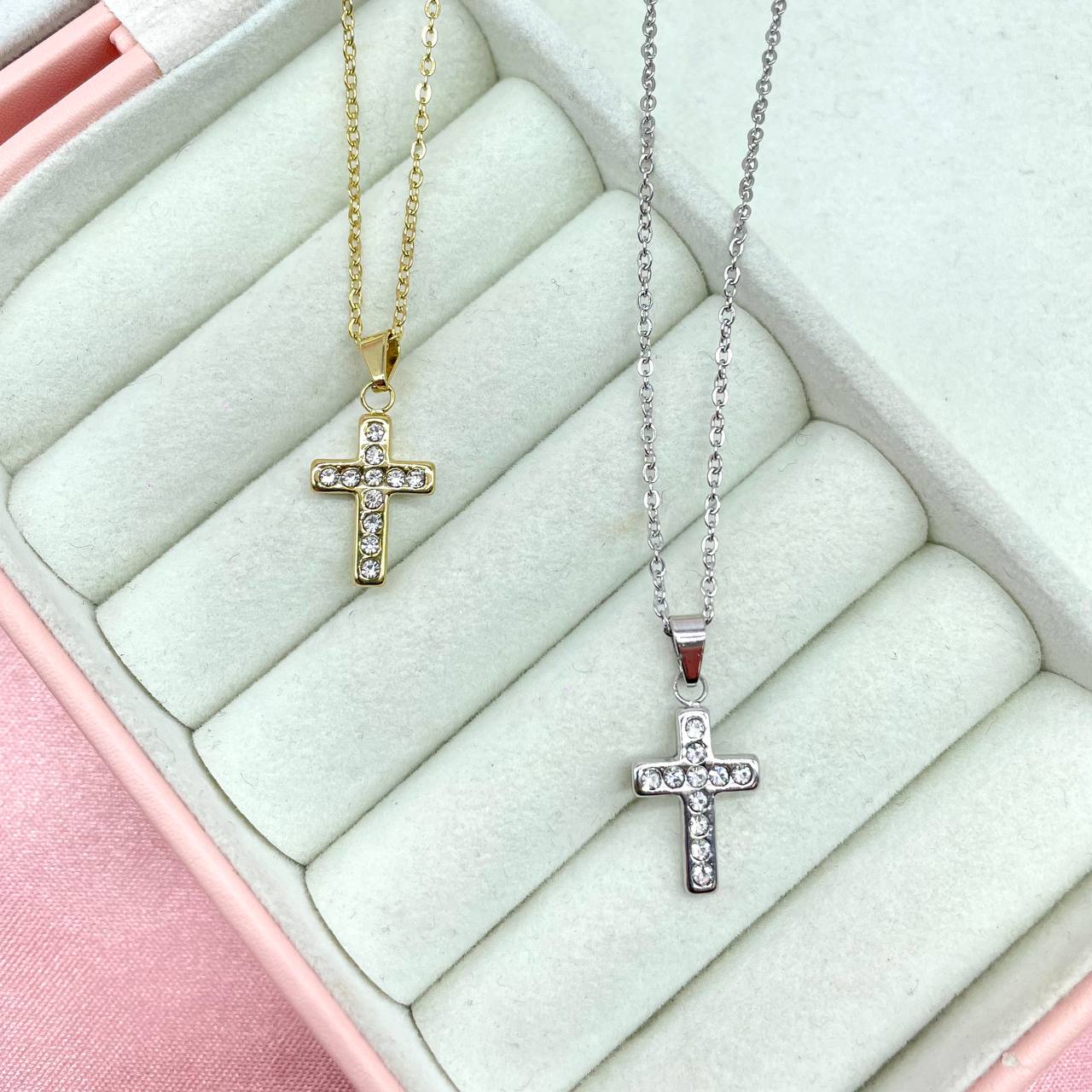 Collana croce cristal – Iride Shop - Accessori da Donna