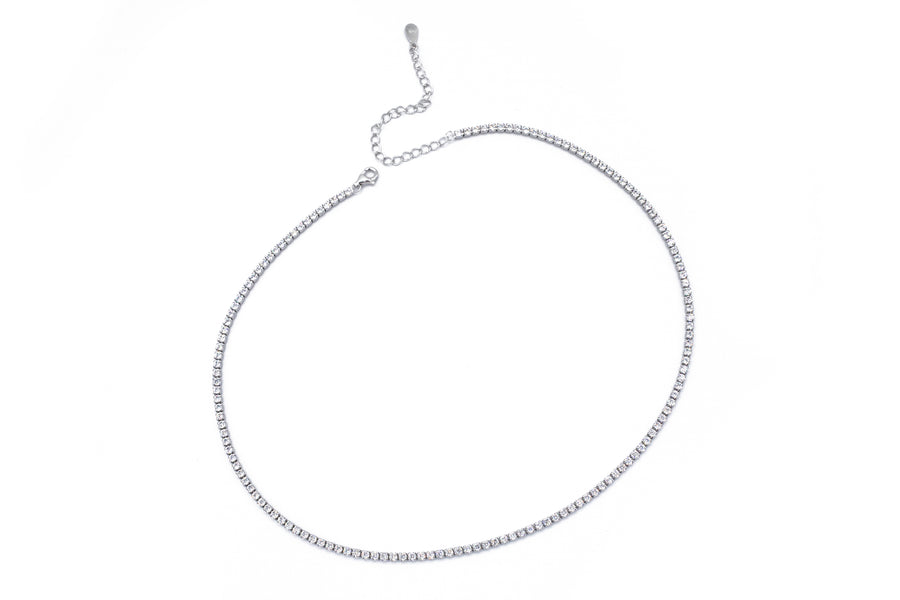 Collana tennis in argento 925