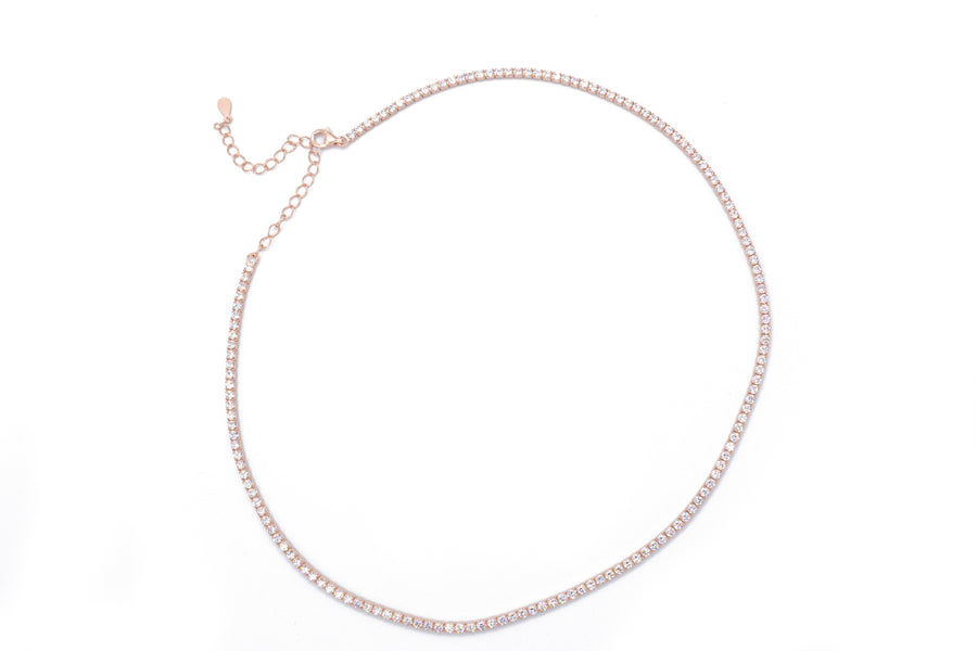 Collana tennis in argento 925