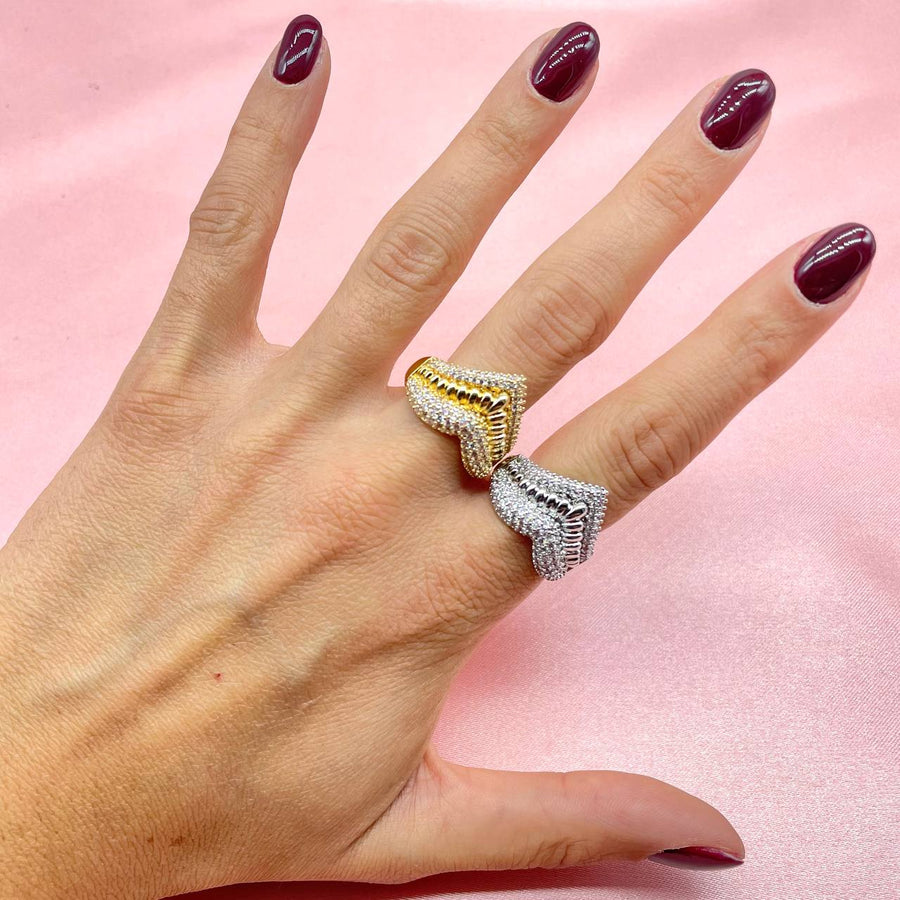 Anello regolabile triangle bril