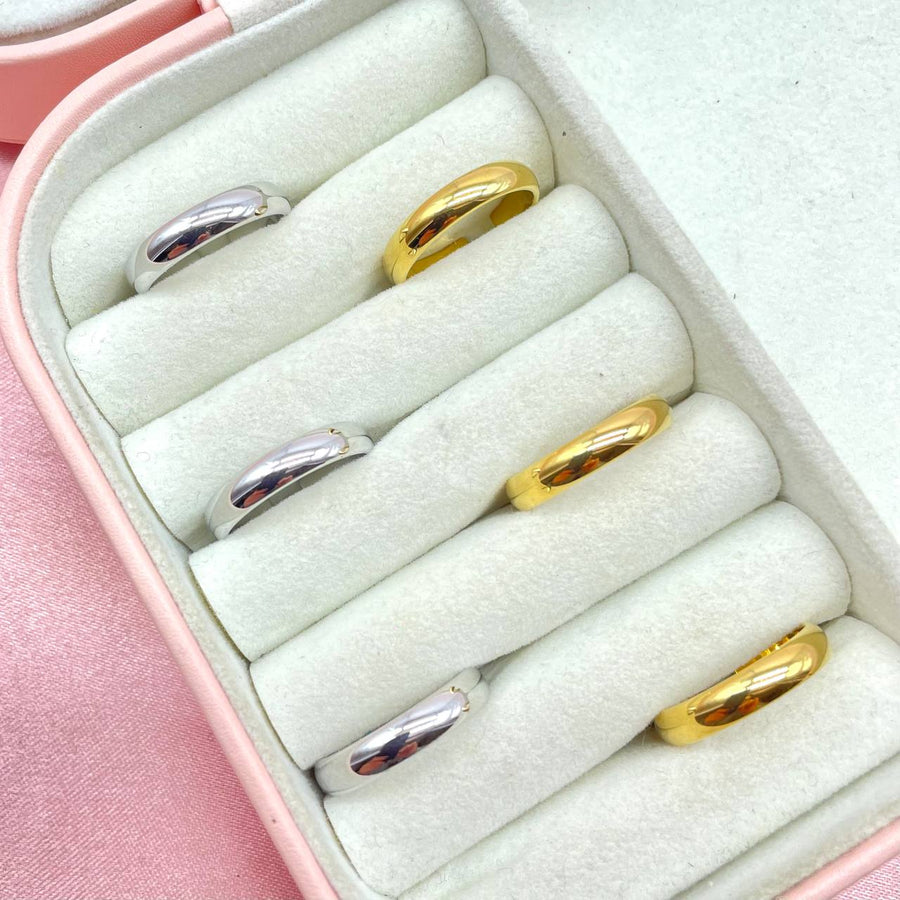 Anello regolabile fede liscia