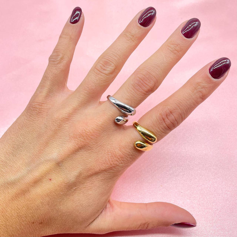 Anello regolabile incrocio lucid