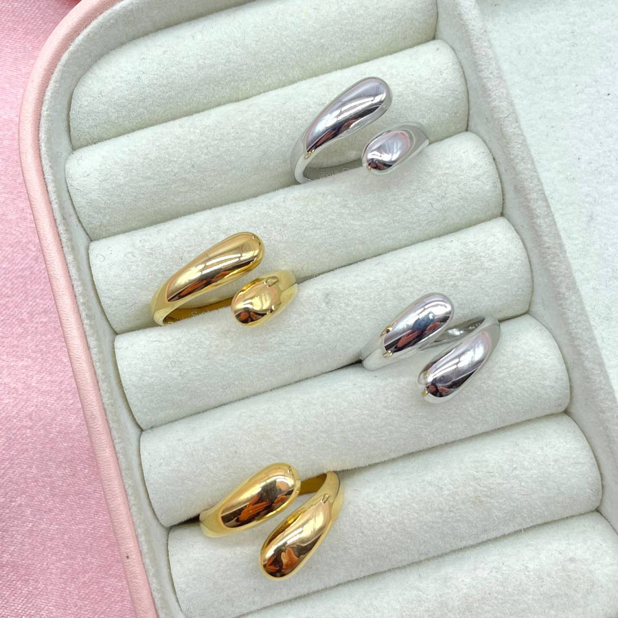 Anello regolabile incrocio lucid