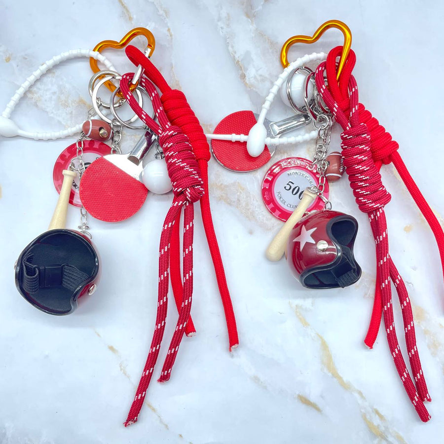 Portachiavi charms red