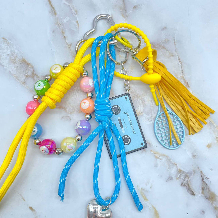 Portachiavi charms multicolor