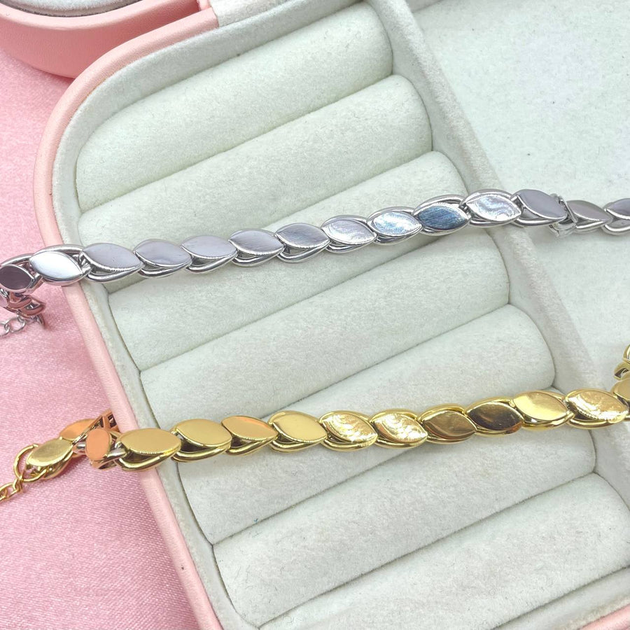 Bracciale natural steel