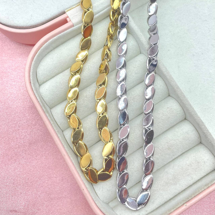 Collana natural steel