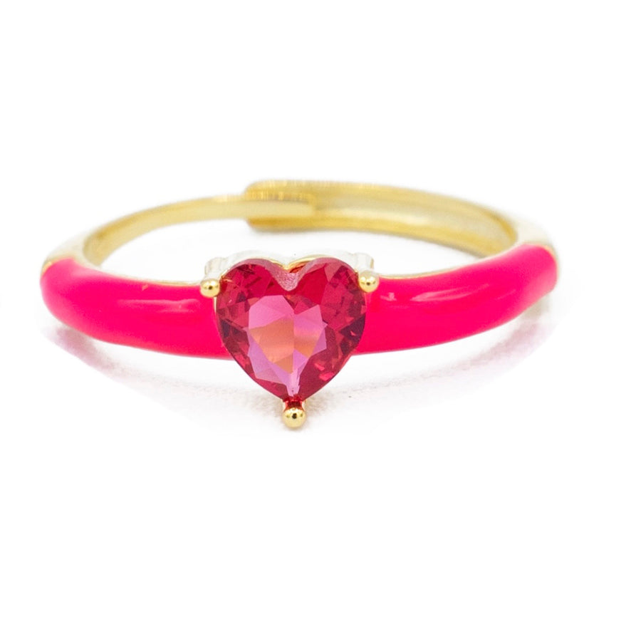 Anello regolabile love colour in argento 925