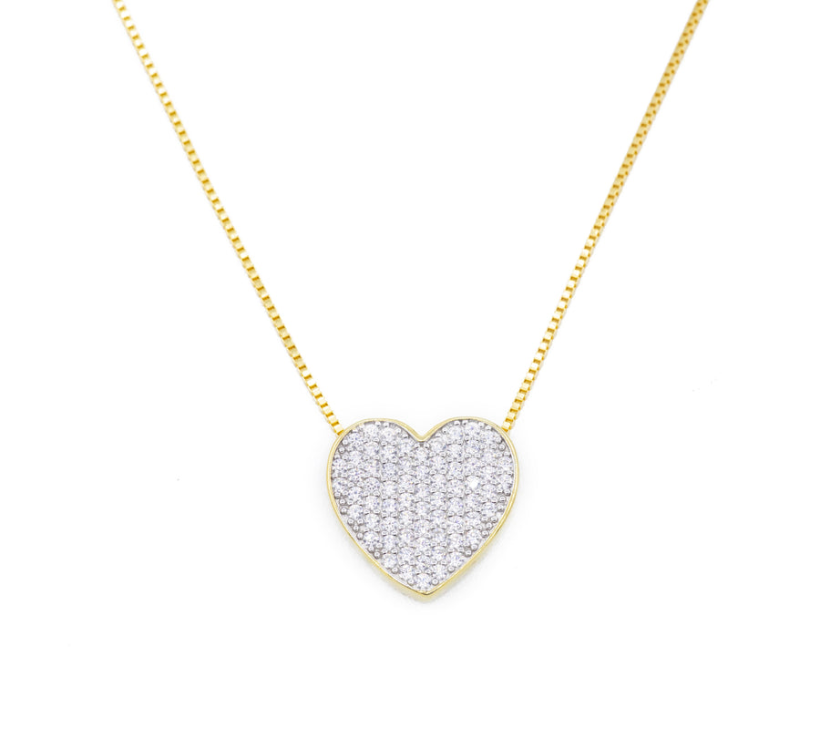 Collana cuore brill in argento 925