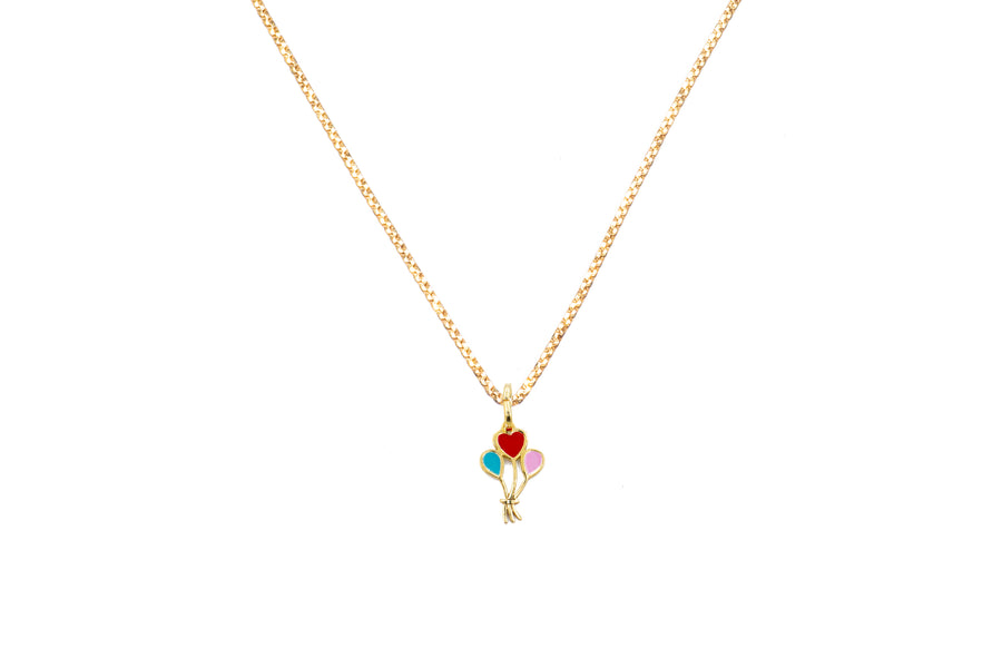 Collana colour ball in argento 925