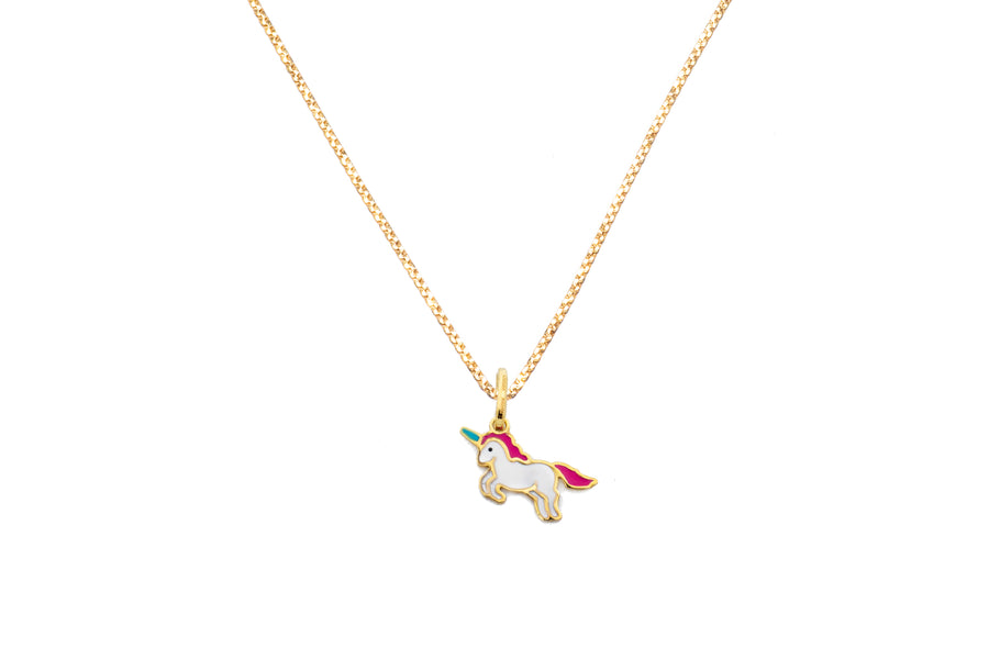Collana unicorn in argento 925