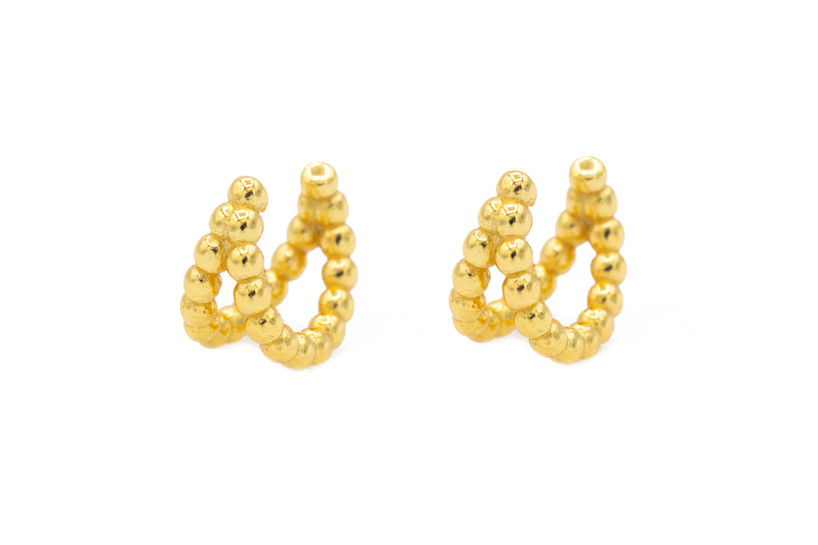 Ear cuff ball in argento 925