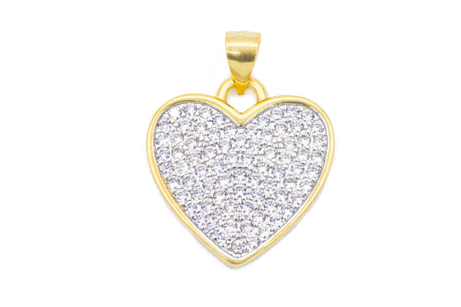 Collana con ciondolo cuore simply bril in argento 925