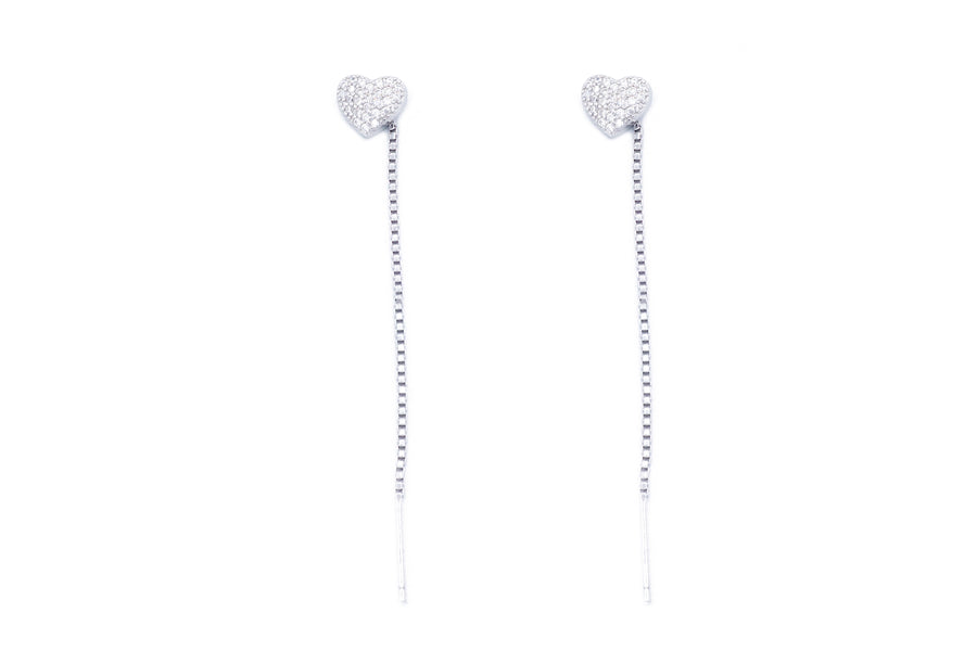 Orecchino pendente love loveli in argento 925