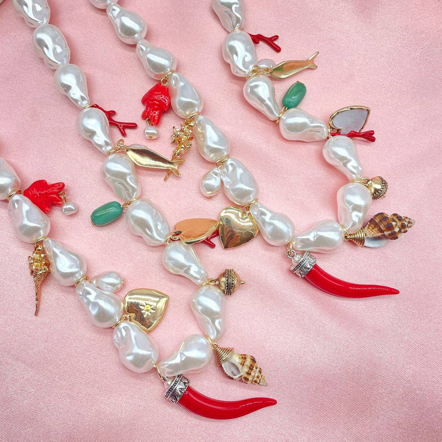 Collana Lunga In Corniola Naturale 91 Carati - Perline Sfaccettate 20 Pollici - Gioiello Femminile JaipurJewels