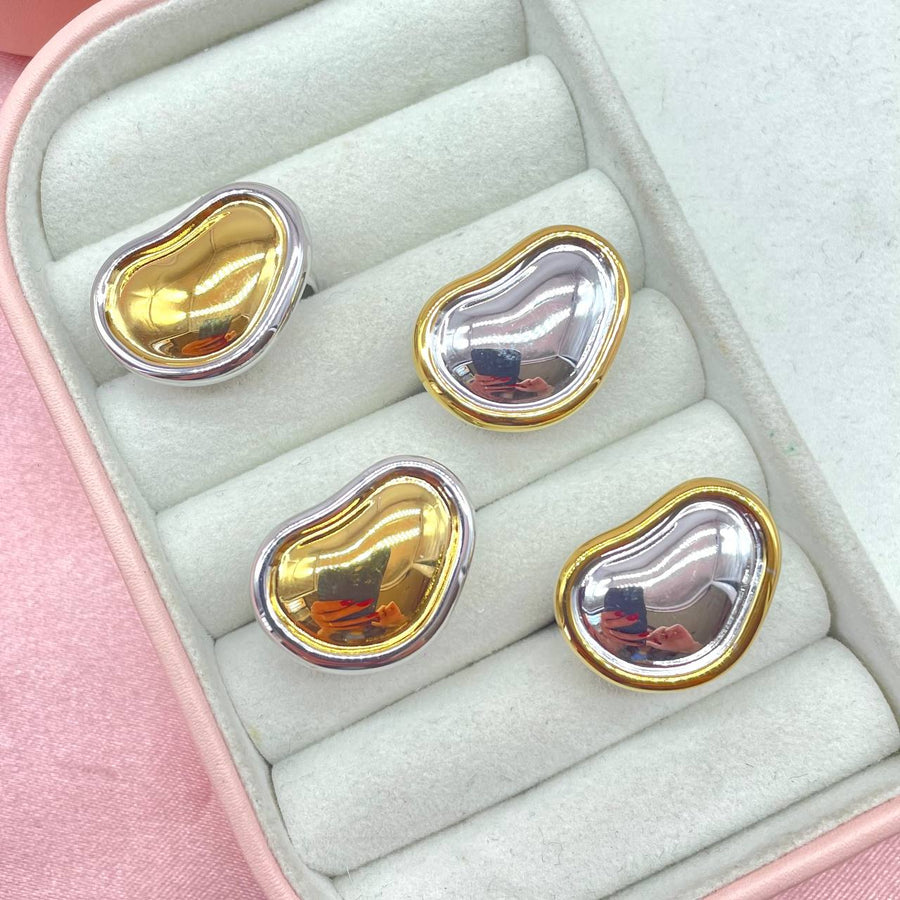 Anello regolabile asimmetric double colour