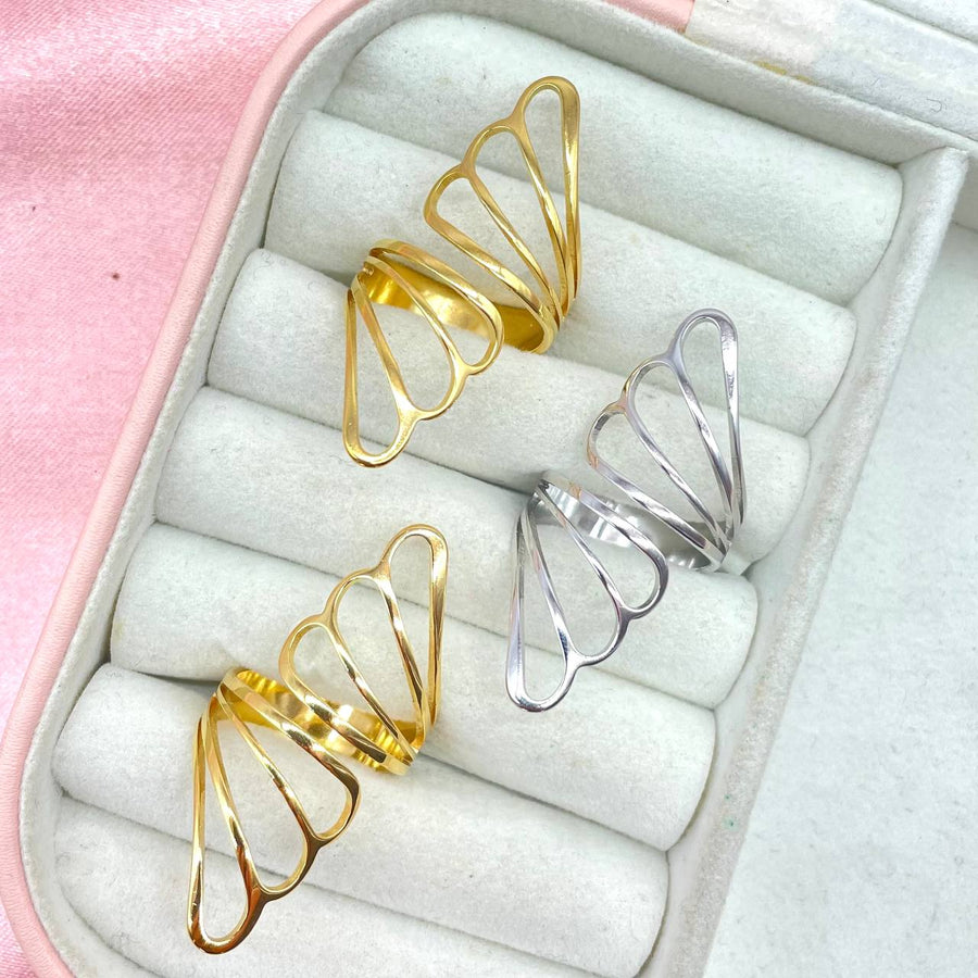 Anello regolabile total chic