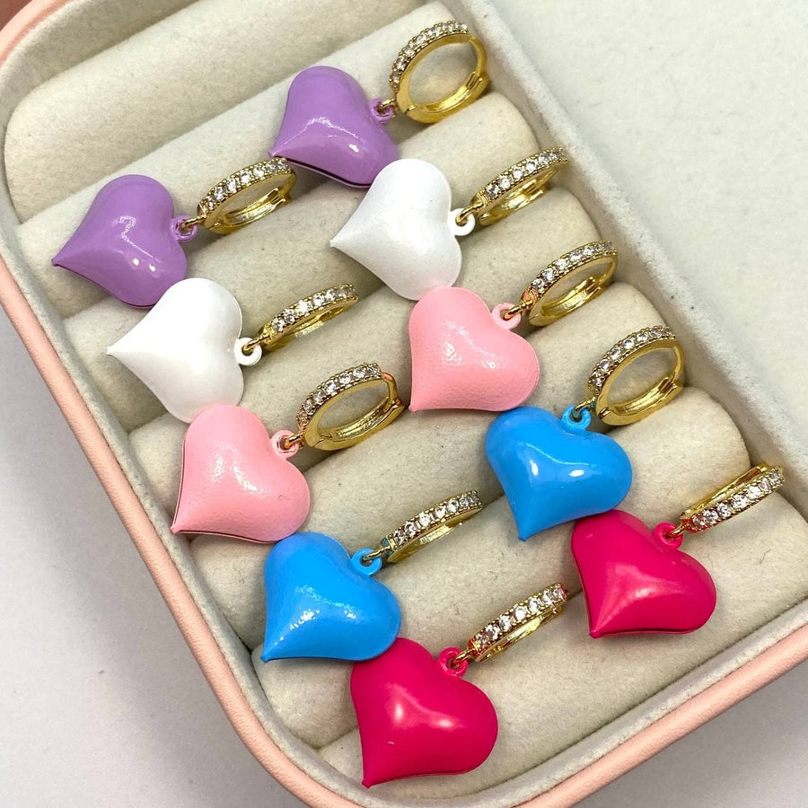Hoops cuore colour - Iride shop - accessori donna