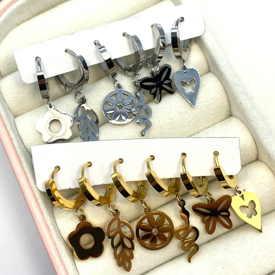Set 6 orecchini fantasy - Iride shop - accessori donna