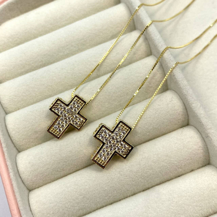 Collana croce celtica in argento 925 - Iride shop - accessori donna