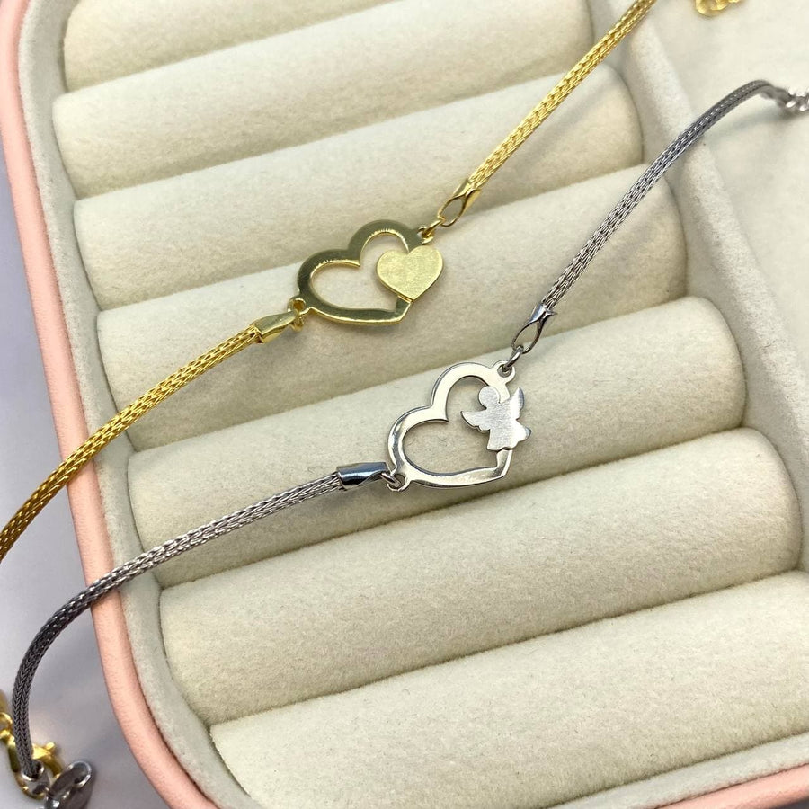 Bracciale luxury con cuore in argento 925 - Iride Shop - Accessori da Donna