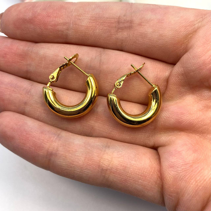 Simply circle earrings